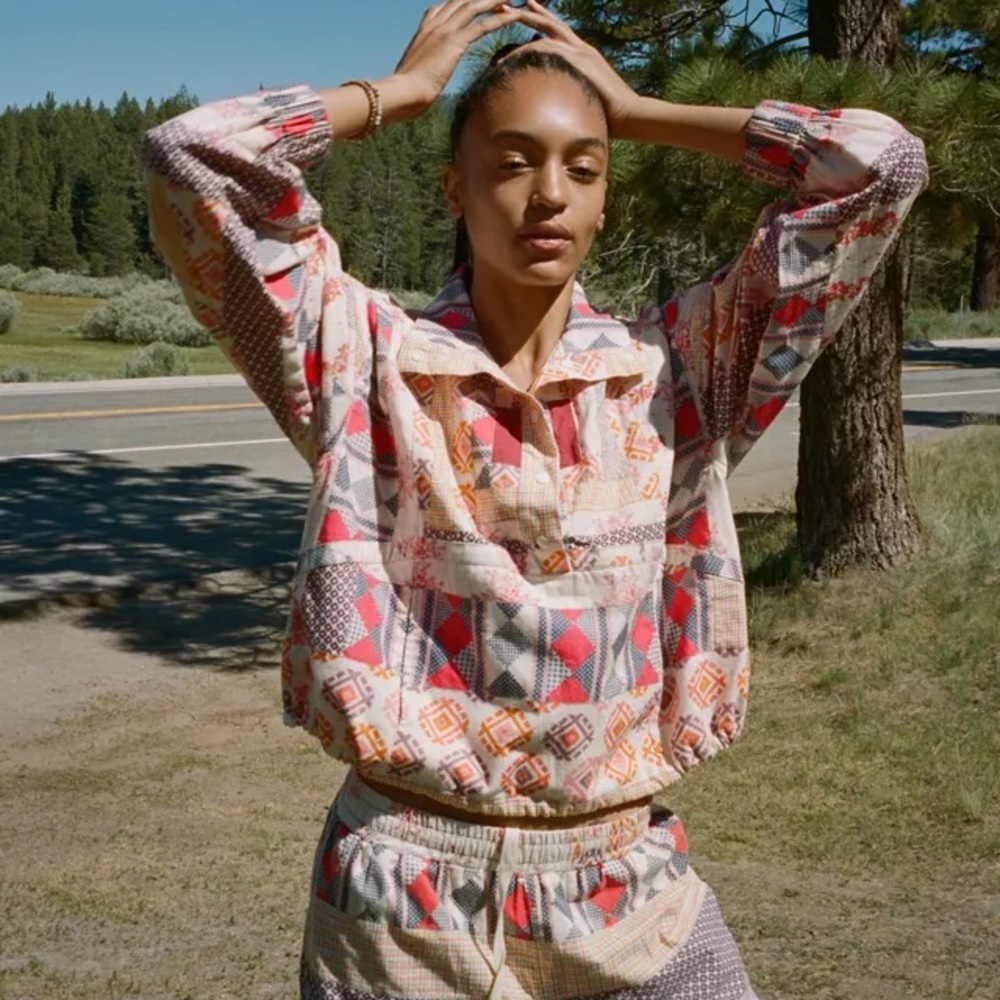 Urban Outfitters Patchwork Layer (Kimchi Blue Anarok) - Picture 3 of 3